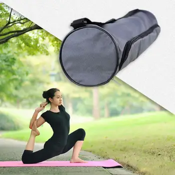 Oxford Pano Tapete de Yoga Saco com Zíper Reutilizáveis Tapete de Yoga Saco de Portador Mochila com Alça de Ombro para o Garota Fitness Esportes