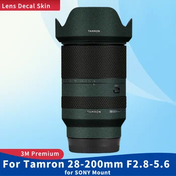 Para Tamron 28-200mmF2.8-5.6 para Montagem SONY Decalque Pele de Vinil Envoltório de Filme de Câmera lente Protetora do Adesivo Anti-risco Revestimento Protetor