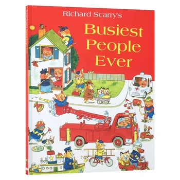 Pessoas mais movimentadas de Sempre, Richard Scarry, livros de Crianças com idade entre 3 4 5 6, inglês, livros de gravuras, 9780007546367