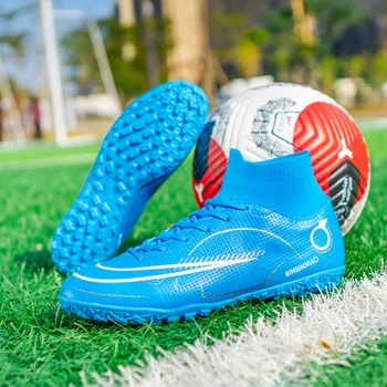 Qualidade Mbappé Sapatos De Futebol Leve Durável Botas De Futebol Confortável Atacado Exterior Do Futebol Chuteiras Tênis 35-45 Tamanhos