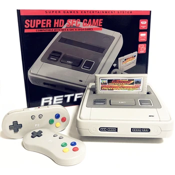 RETROAD 5+Ultra SUPER HD de ENTRETENIMENTO de Jogos de Console Super NES/Super Famicom PAL&NTSC Cartucho do Jogo Tamanho Original