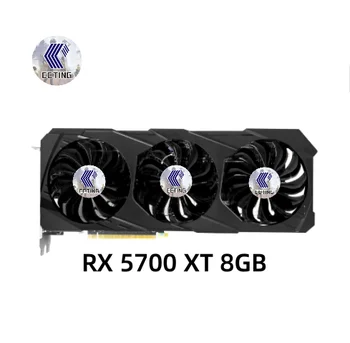 RX 5700 XT 8GB GDDR6 256bit Jogos de Placa De Vídeo AMD Radeon RX 5700 XT 256Bit Desktop Placa Gráfica do Computador do PC da ETH de Mineração GPU