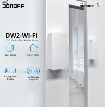 SONOFF DW2 wi-Fi sem Fio Porta Sensor de Janela Aberta / Fechada Detectores de e-WeLink APLICATIVO de Notificação de Alerta Inteligente do Alarme da Segurança Home