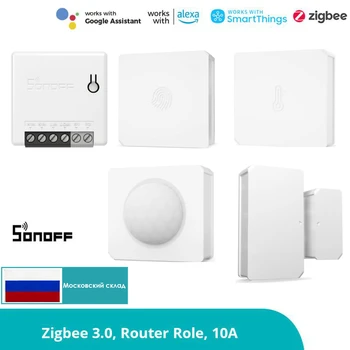 Sonoff ZBmini Smart Switch, Inteligente, Sensor De Temperatura E Umidade, Sensor De Movimento, Casa Assistente Smartthings Alexa Echo Hub