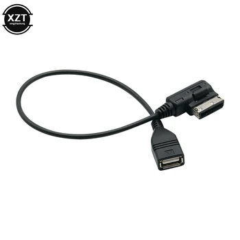 USB Cabo AUX Música MDI MMI AMI para USB Fêmea Interface de Áudio AUX Adaptador de Dados de Arame Para AUDI A3 A4 A5 A6 Q5 VW MK5