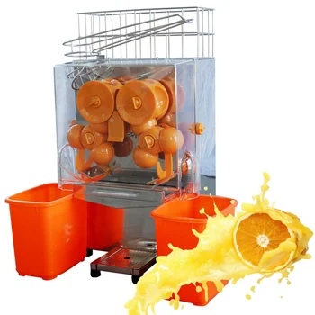 Venda quente de Laranja Suco Cítrico Máquina de Fruta Laranja Espremedores Exaustor Máquina de Suco de Loja