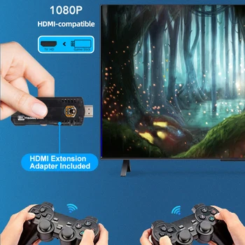 X8 sem Fio Consola de jogos de Vídeo Sistema Dual Casa de jogos compatíveis com HDMI, HD, Saída Micro-USB 5V/1,5 A para Android