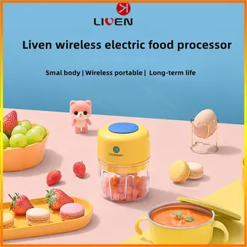 Xiomi Youpin Animar Wierless Bebê de Alimentos Complementares Blender Cozinhar Máquina de 100ML 250ML Mini Elétrico Multifuncional Juicer