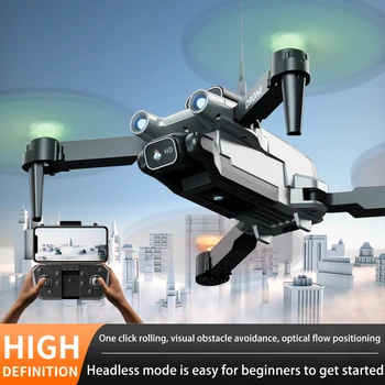 XMSJ Novo LU6 Mini Drone Brushless 4K HD Câmera Profissional para Evitar Obstáculos Fluxo Óptico Dobrável Quadcopter Brinquedos de Presente