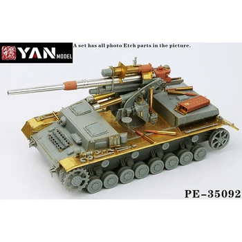 [Yan Modelo] PE-35092 1/35 88mm FLAK 36 auf PZ.Kpfe.IV Ausf.H para o Dragão 6829