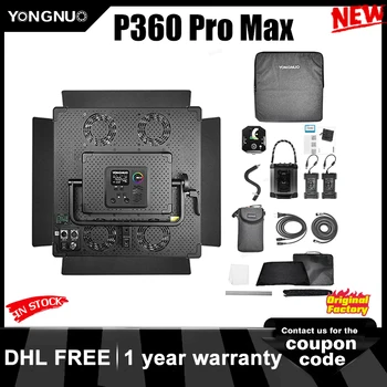 Yongnuo P360 Pro Max, para a Gravação de Vídeo Profissional de Vídeo RGB Luz de Painel 2000K-10000K LED Estúdio de Fotografia Fotografia de Iluminação